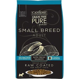 CANIDAE PURE Petite Adult Small Breed Grain-Free with Salmon Dry Dog Food, 4-lb bag