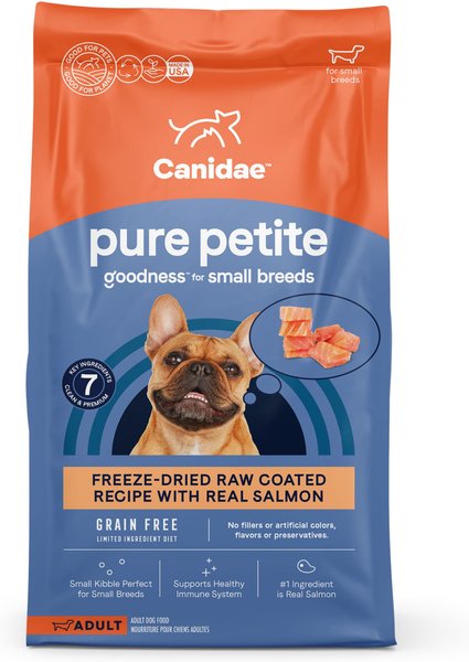 CANIDAE PURE Petite Adult Small Breed Grain-Free with Salmon Dry Dog Food, 10-lb bag slide 1 of 10