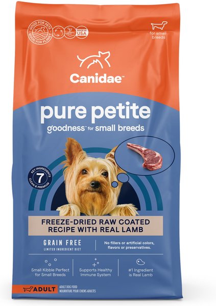 CANIDAE PURE Petite Adult Small Breed Grain-Free with Lamb Dry Dog Food, 4-lb bag slide 1 of 8
