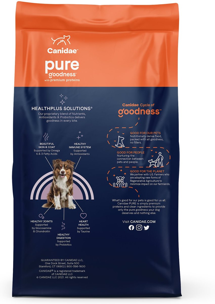 Canidae pure dog outlet food reviews