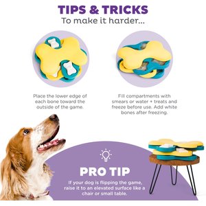 Durable Treat Dispensing Puzzle Interactive Toy for Dogs，Mind Stimulating  Food Game -Slow Feeder-Wobble Toy for Dog 