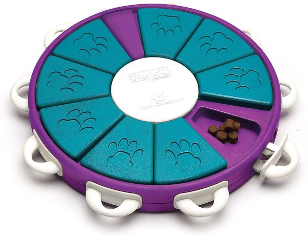 Nina Ottosson by Outward Hound Twister Puzzle Game Dog Toy, Blue & Purple slide 1 of 9