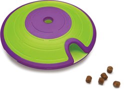 Nina Ottosson by Outward Hound Treat Maze Puzzle Game Dog Toy, Green & Purple
