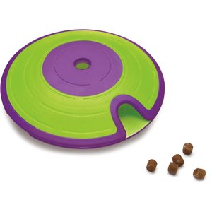 Nina Ottosson by Outward Hound Treat Maze Puzzle Game Dog Toy, Green & Purple