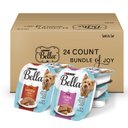 Purina Bella Small Breed Filet Mignon & Grilled Chicken Flavor Variety Pack Wet Dog Food Trays, 3.5-oz, case of 24