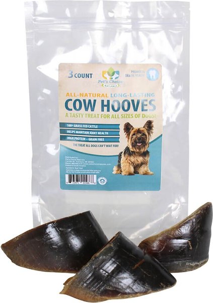Pet's Choice Naturals Cow Hooves Dog Treats, 3 count slide 1 of 3