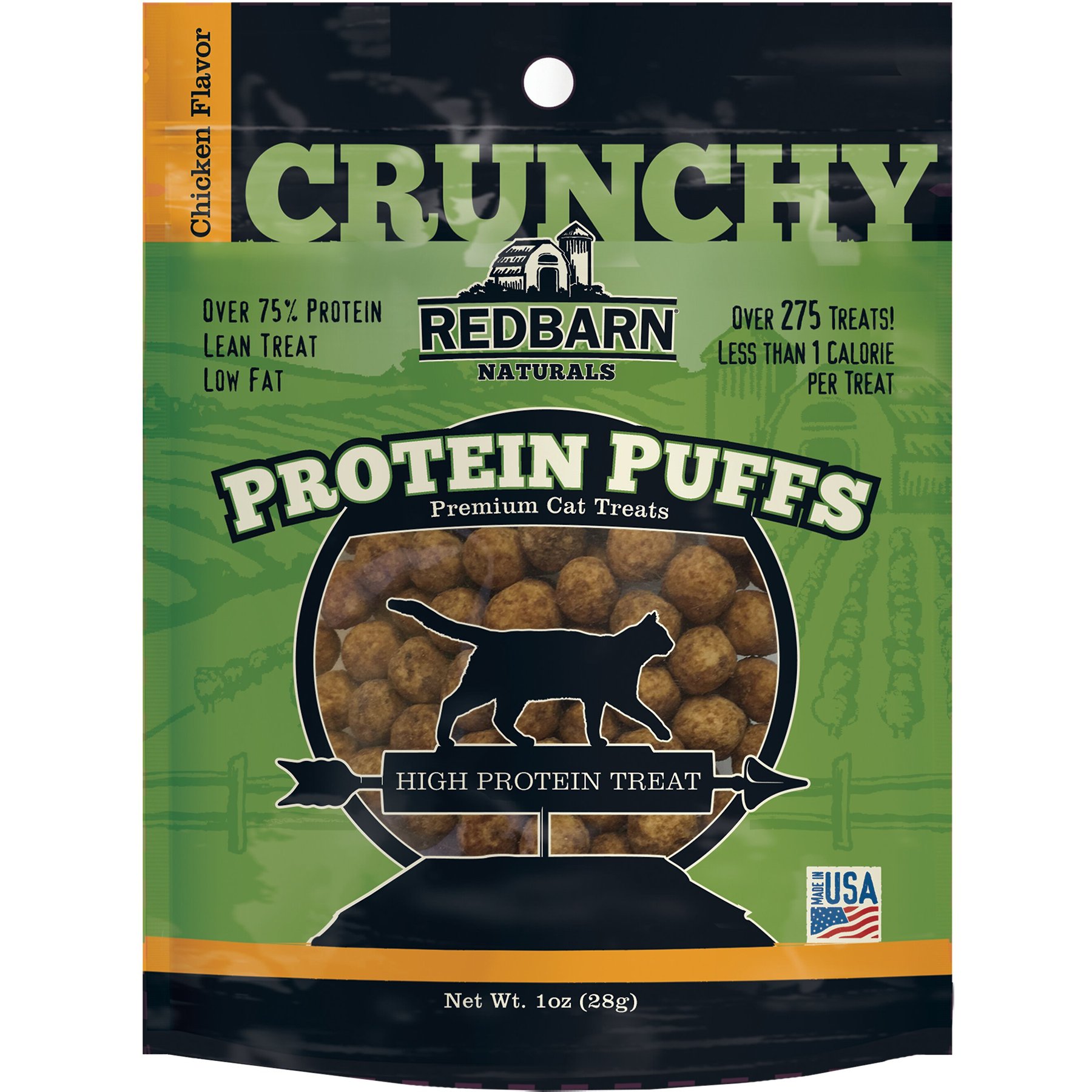Redbarn Protein Puffs Chicken Flavor Cat Treats