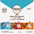Nutro Perfect Portions Grain-Free Cuts in Gravy Variety Pack Beef, Tuna & Chicken Recipe Adult Wet Cat Food Trays, 2.64-oz, case of 24 twin-packs