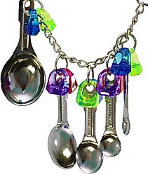 Bonka Bird Toys Spoon Delight Bird Toy, Color Varies, Medium