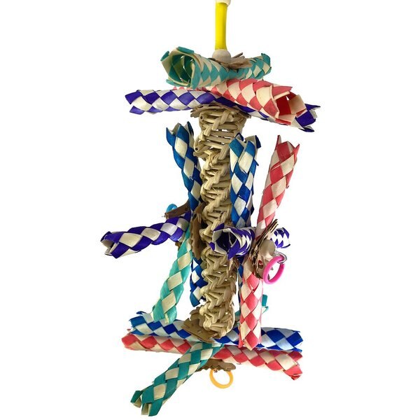 Bonka Bird Toys Foraging Heart Bird Toy, Color Varies, Small/ Medium