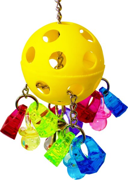 Bonka Bird Toys Paci Pull Bird Toy, Color Varies, Small/ Medium slide 1 of 3