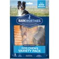 Barkworthies Medium Breed Variety Pack Natural Dog Chews, 5 count