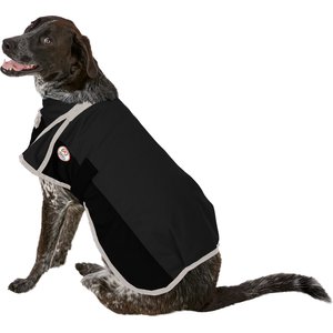 Derby Originals 600D Waterproof Dog Blanket Coat, 22-in, Black/Grey