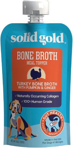 Solid Gold Turkey Grain-Free Bone Broth with Pumpkin & Ginger Dog Food