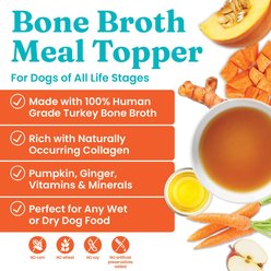 Solid Gold Turkey Grain-Free Bone Broth with Pumpkin & Ginger Dog Food, 8-oz pouch slide 2 of 8