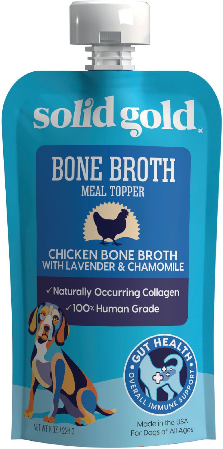 Solid Gold Chicken Bone Broth with Lavender & Chamomile