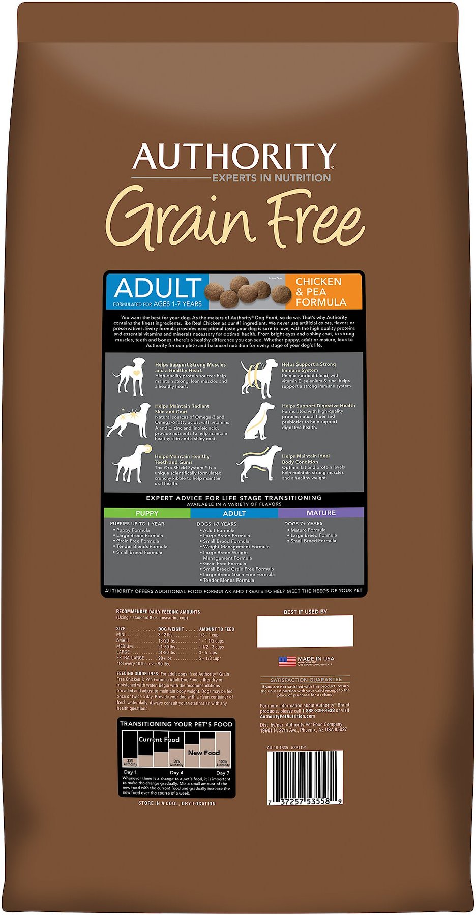 Authority Puppy Food - Grain Free, Chicken & Pea