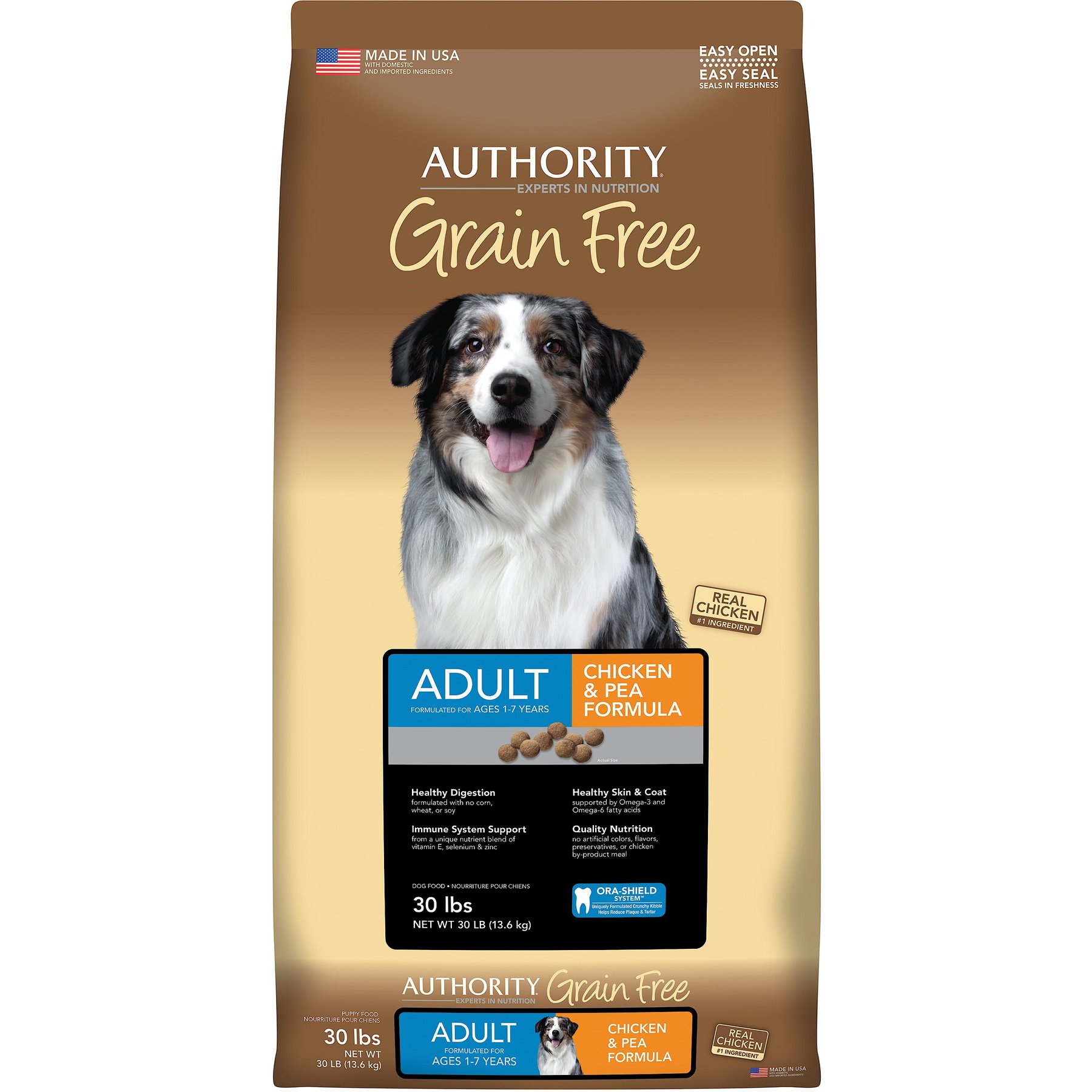 Grain Free Authority Adult Dog Food Sensitive Stomach Fiber For