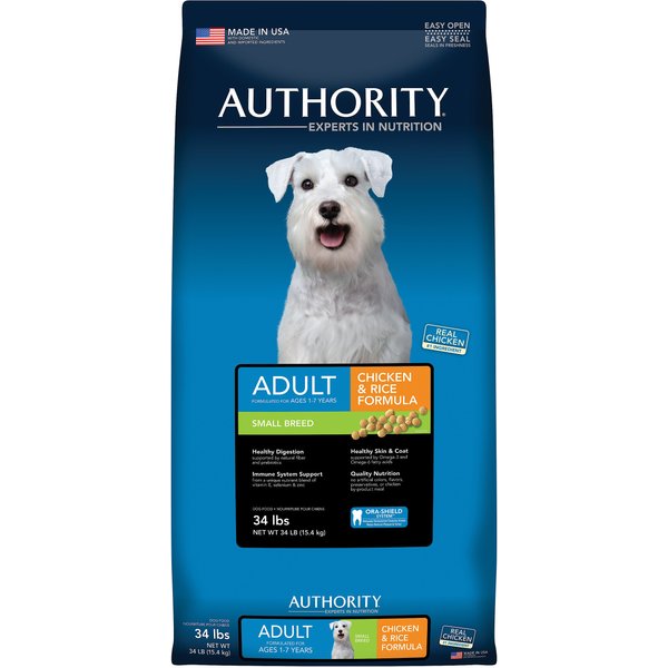 authority dog food small breed