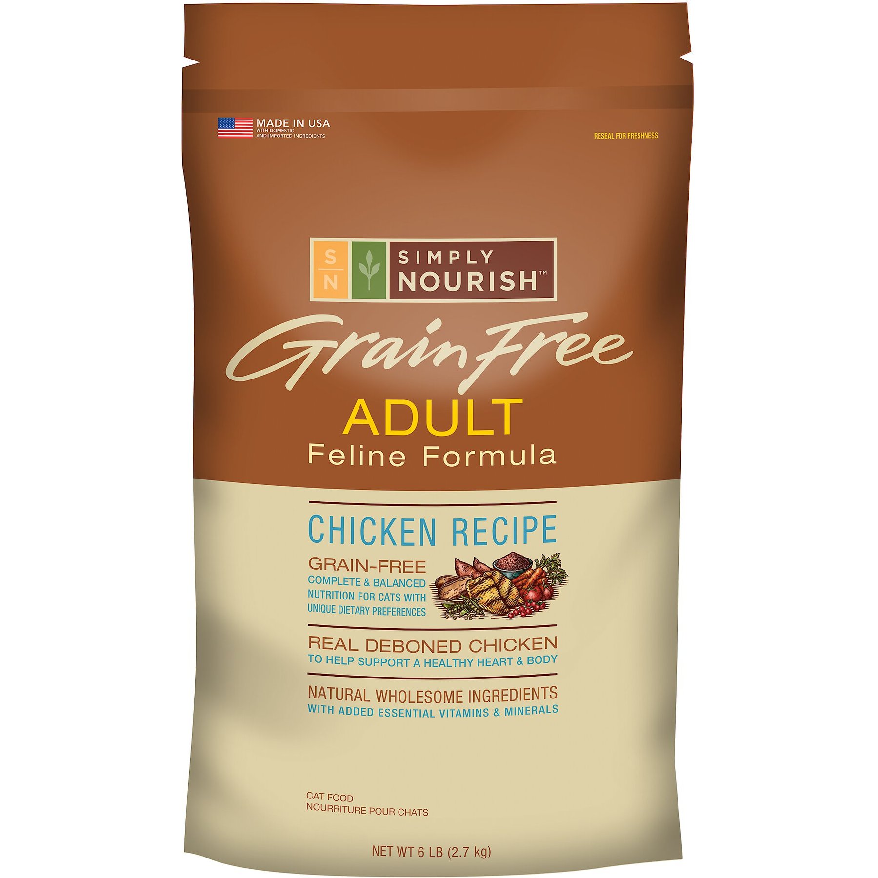 Simply nourish cat outlet food chicken and rice