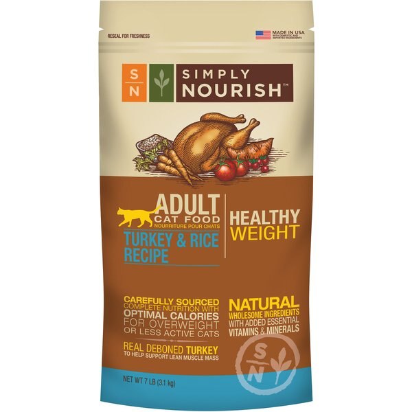 simply nourish healthy weight cat food