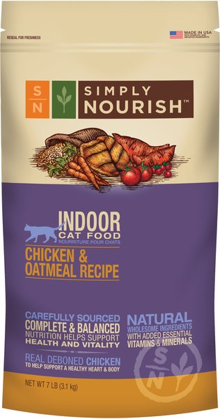 Simply nourish turkey and oatmeal cat food sale