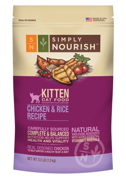 simply nourish cat food ingredients