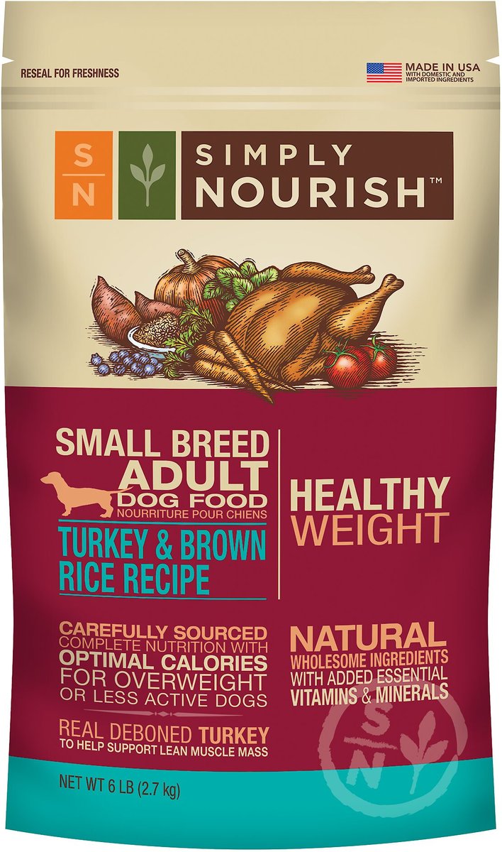 Simply nourish small breed healthy sale weight