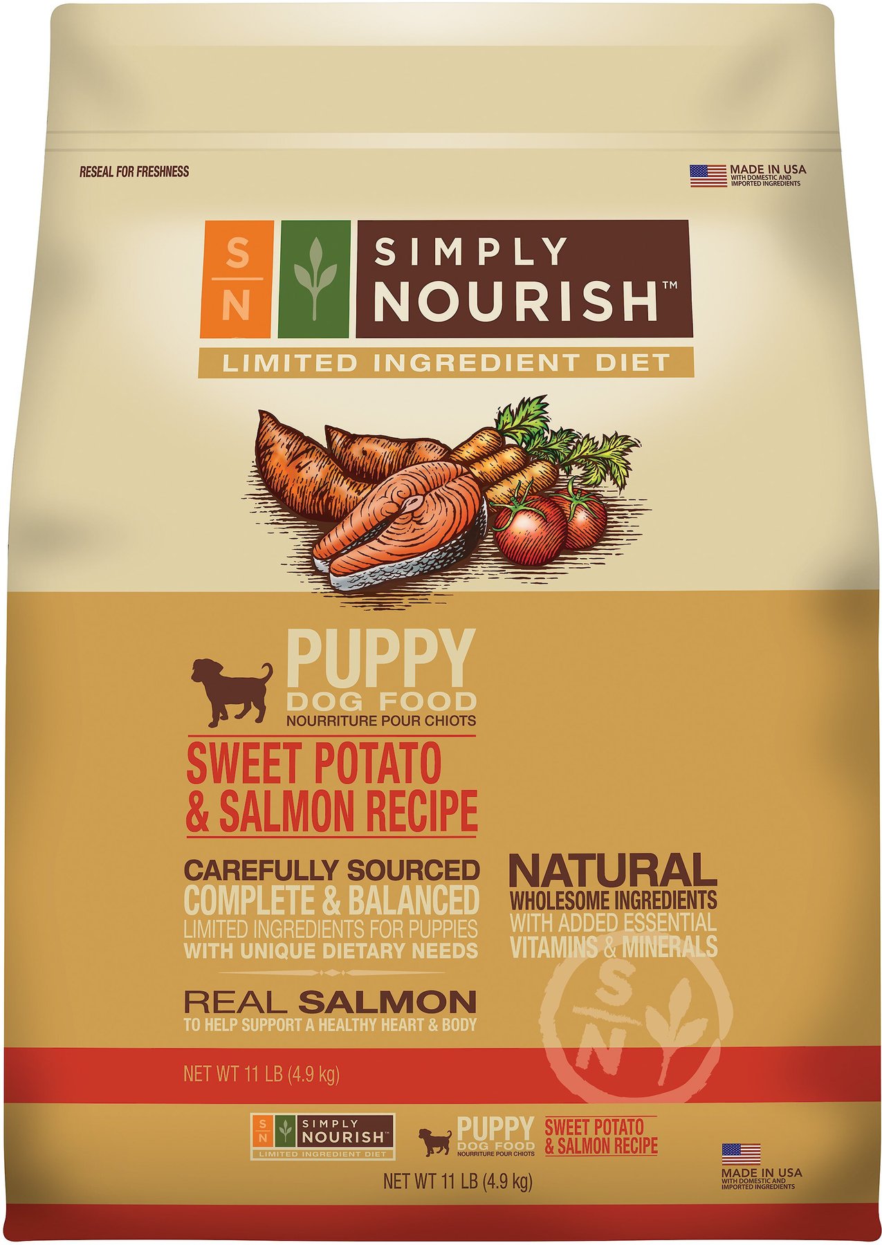 simply nourish dog food salmon