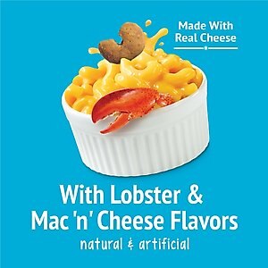 Friskies Party Mix Lobster & Mac 'N' Cheese Flavors Crunchy Cat Treats, 2.1-oz bag