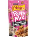 Friskies Party Mix Chicken & Waffles Flavors Crunchy Cat Treats, 2.1-oz bag