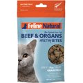 Feline Natural Beef Healthy Bites Grain-Free Freeze-Dried Cat Treats, 1.76-oz bag