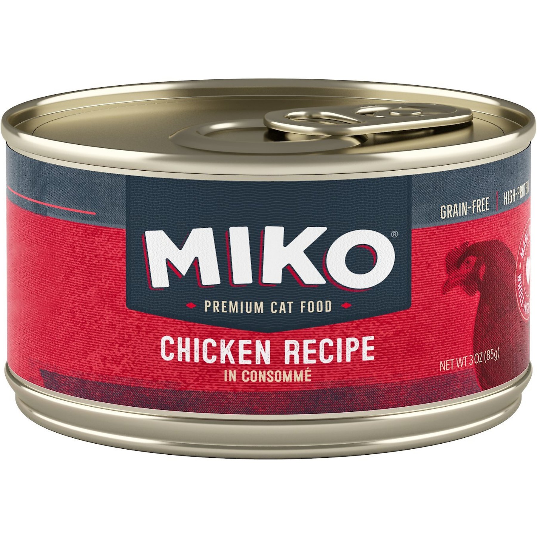 MIKO Whole Ingredient Chicken Recipe in Consomm Grain Free Canned