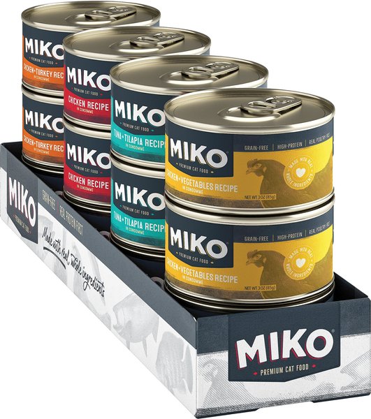 MIKO Whole Ingredient Poultry Tuna Variety Pack Grain Free