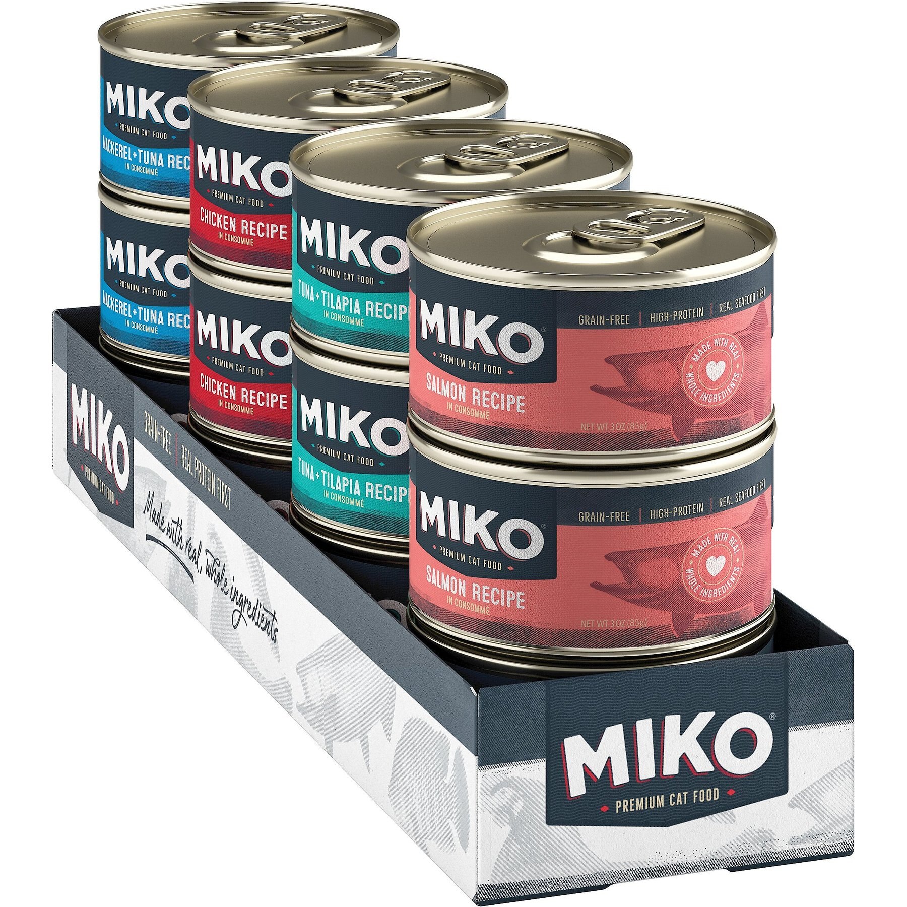 Discontinued MIKO Whole Ingredient Seafood & Chicken Variety Pack