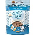 Weruva Slide N' Serve Jeopurrdy Licious Chicken Dinner Pate Grain-Free Cat Food Pouches, 2.8-oz pouch, case of 12