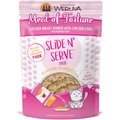 Weruva Slide N' Serve Meal of Fortune Chicken Breast Dinner With Chicken Liver Pate Grain-Free Cat Food Pouches, 2.8-oz pouch, case of 12