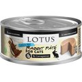 Lotus Rabbit Grain-Free Pate Canned Cat Food, 5.3-oz, case of 24