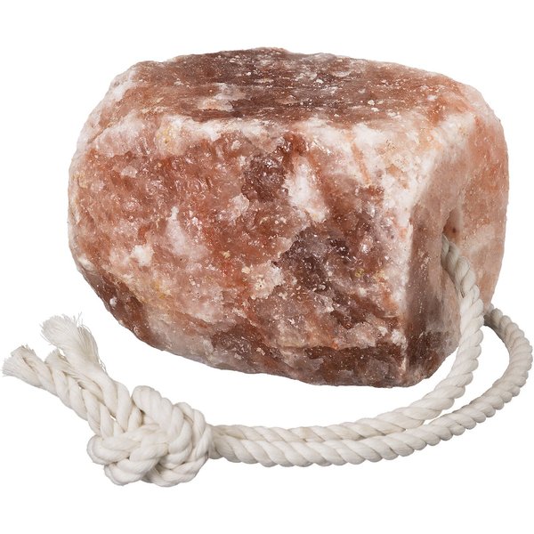 TOUGH-1 All-Natural Himalayan Rock Salt Block Horse Treat, 4.4-lb ...