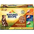 Nature's Recipe Original Grain-Free Variety Pack Wet Dog Food, 2.75-oz, case of 24