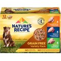 Nature's Recipe Original Grain-Free Variety Pack Wet Dog Food, 2.75-oz, case of 24