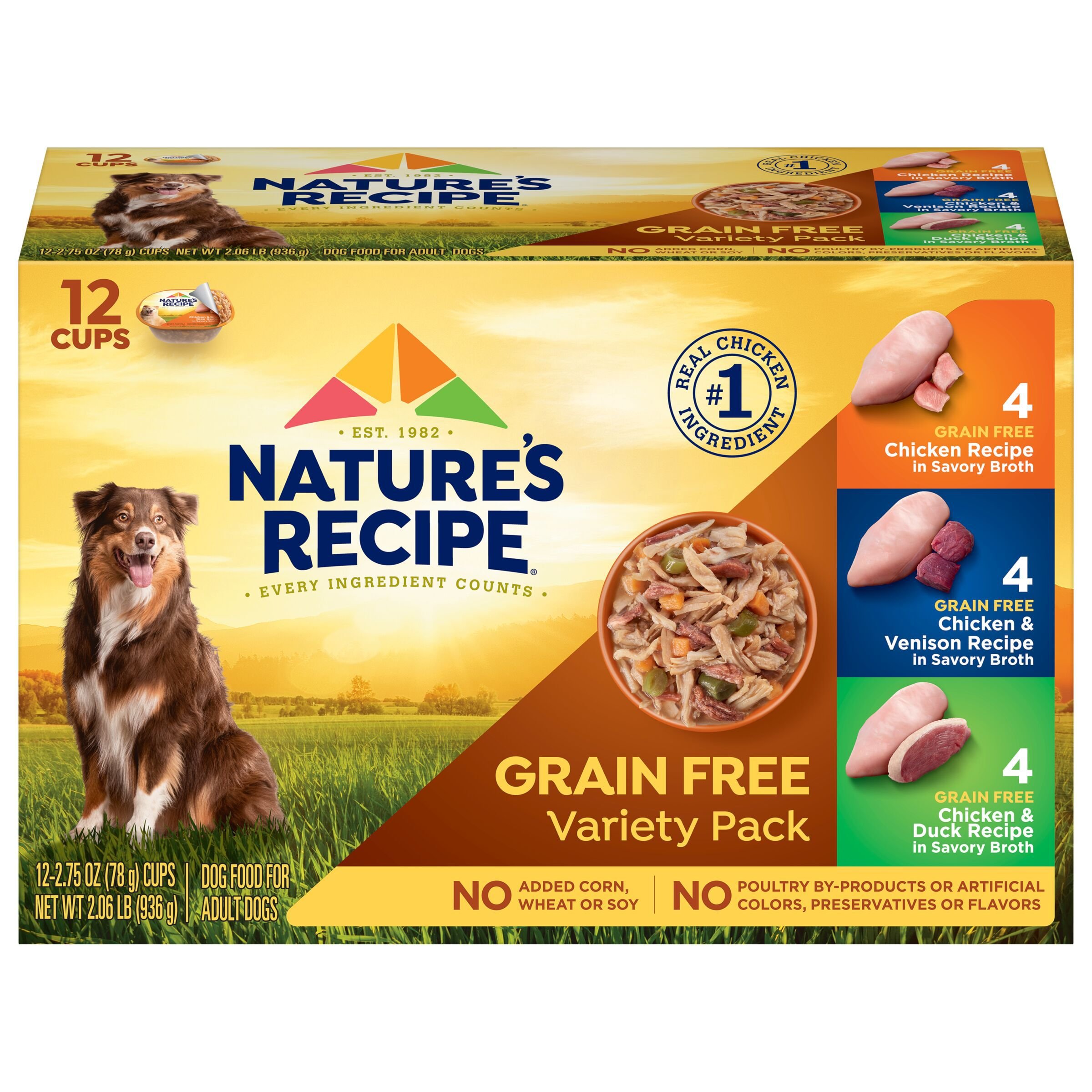 NATURE S RECIPE Original Grain Free Variety Pack Wet Dog Food