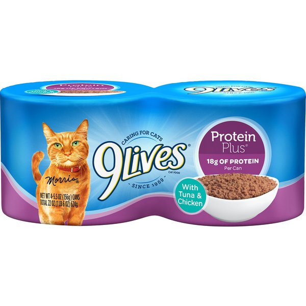 9 lives protein plus wet cat food