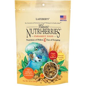 Lafeber Classic Nutri-Berries Parakeet Food, 10-oz bag