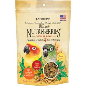 Lafeber Classic Nutri-Berries Conure Food, 10-oz bag