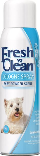 PetAg Fresh 'N Clean Dog Cologne Spray, 12-oz bottle, Baby Powder Scent slide 1 of 3
