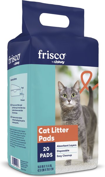 Frisco Cat Litter Pads, Unscented, 20 count slide 1 of 5