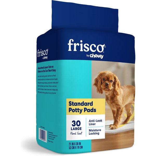 GLAD for Pets Activated Carbon Jumbo Dog Training Pads, 28 x 30in, 30