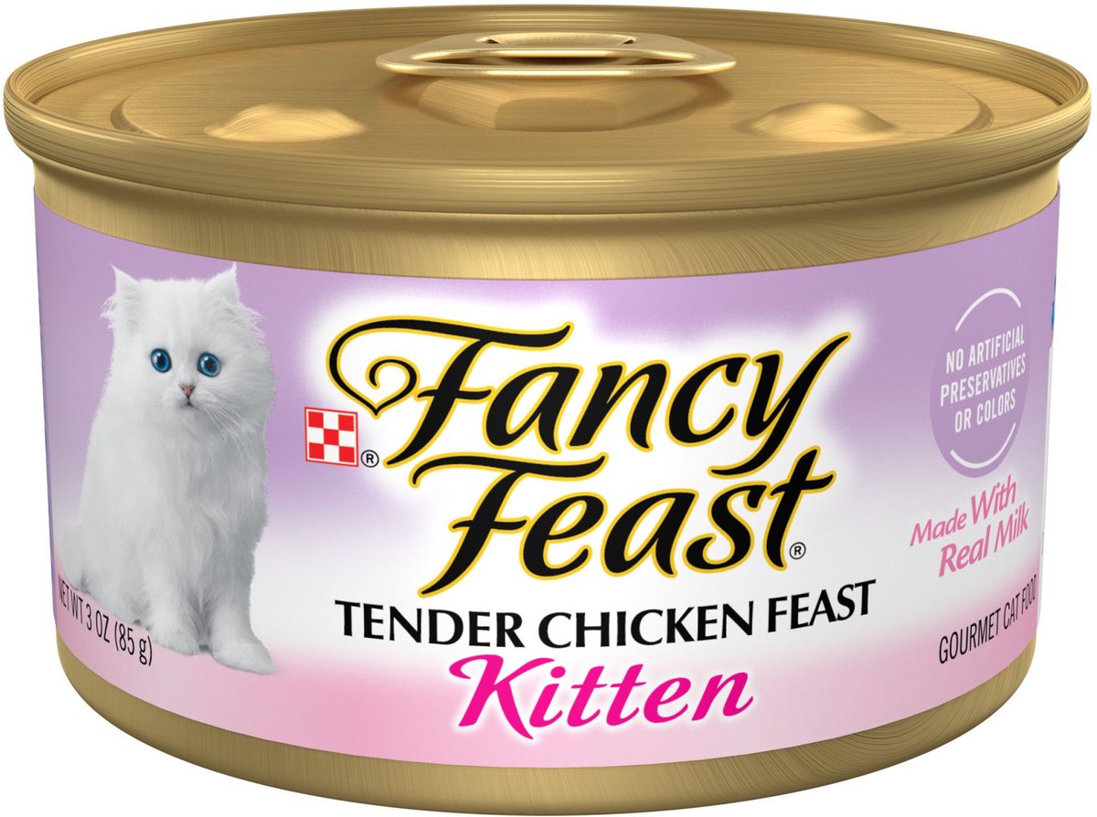 Wet store kitty food