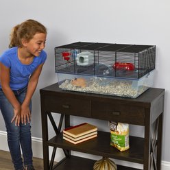 Ferplast Favola Hamster Cage, Black slide 2 of 8